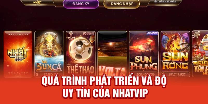 Quá trình phát triển và độ uy tín của NhatVip